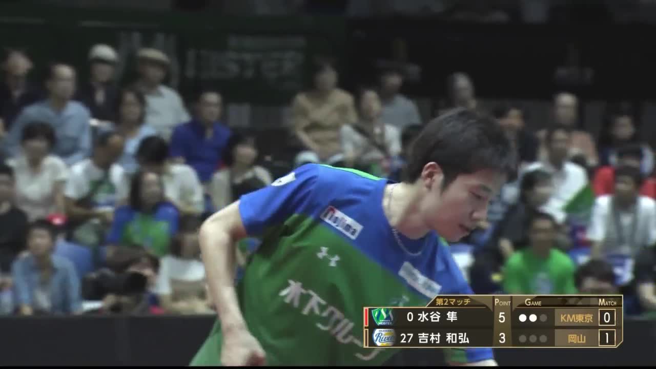 KM东京 vs 冈山 2019-2020日本乒乓球T联赛 男子