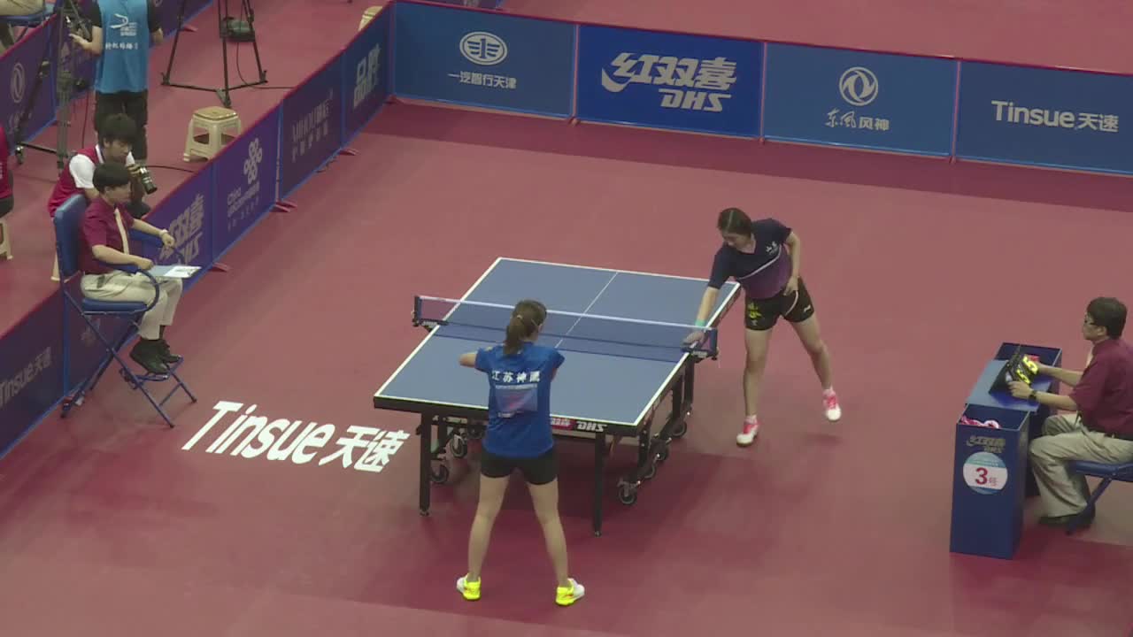 陈梦 vs 钱天一 2019全国锦标赛女单1/8决赛
