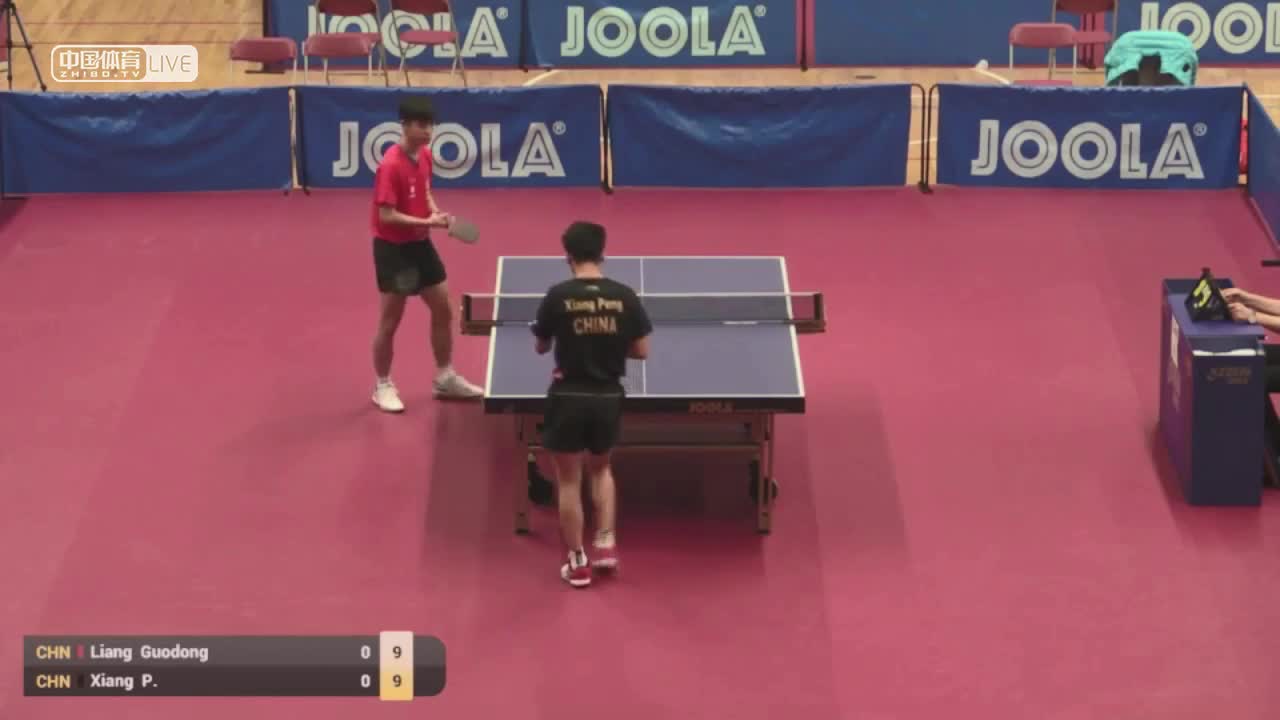 向鹏  vs  梁国栋 2019北美洲挑战赛+：U21男单1/4决赛