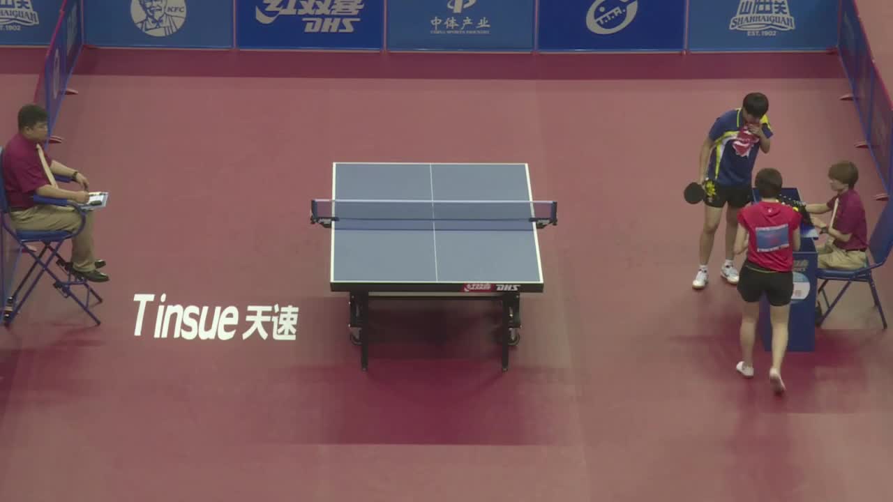 刘曦 vs 张蔷 2019全国锦标赛女单预赛第4轮