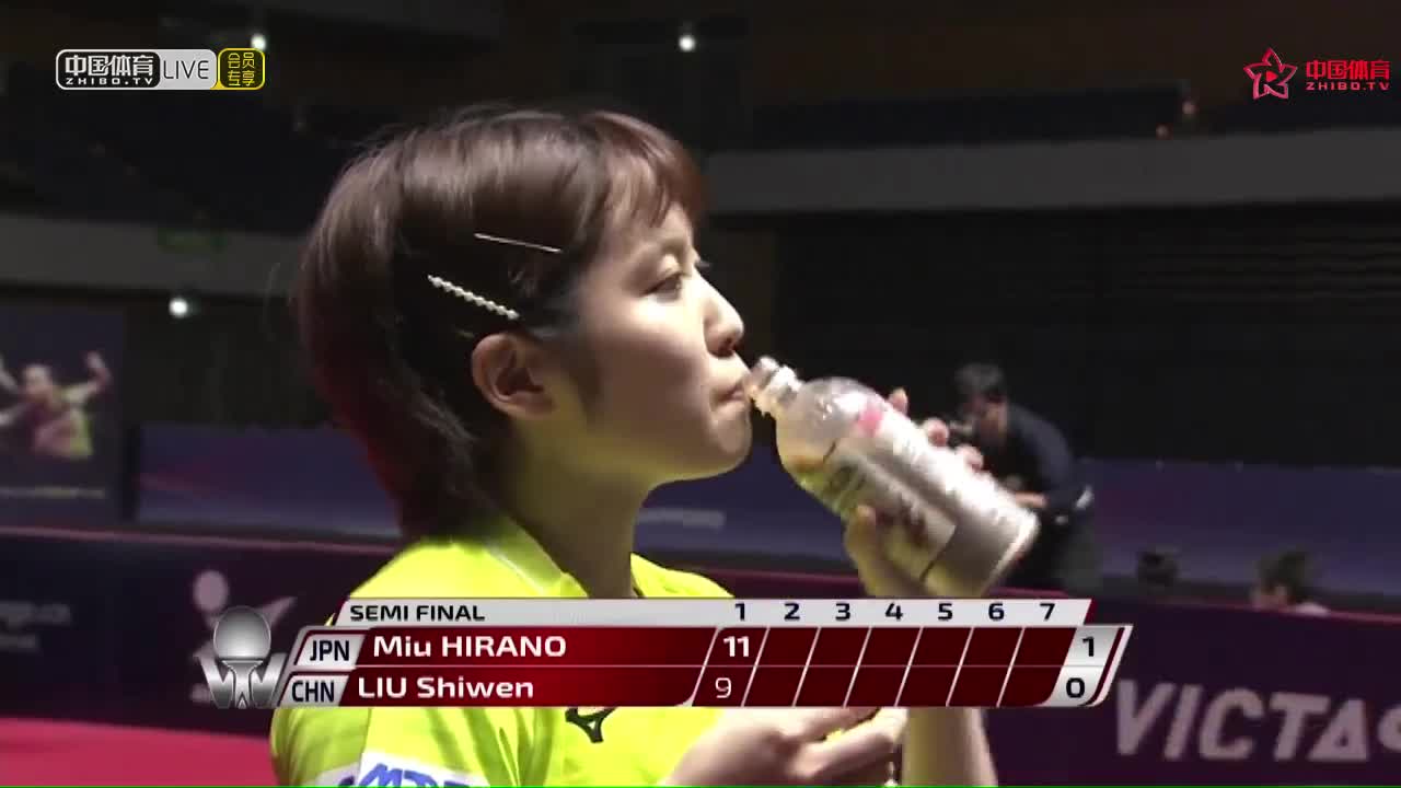 刘诗雯 CHN vs 平野美宇 JPN 女单半决赛 日本公开赛