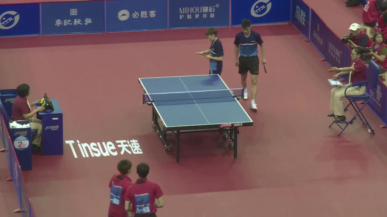 薛飞/张瑞  VS 周雨/木子 2019全国锦标赛混双1/4决赛