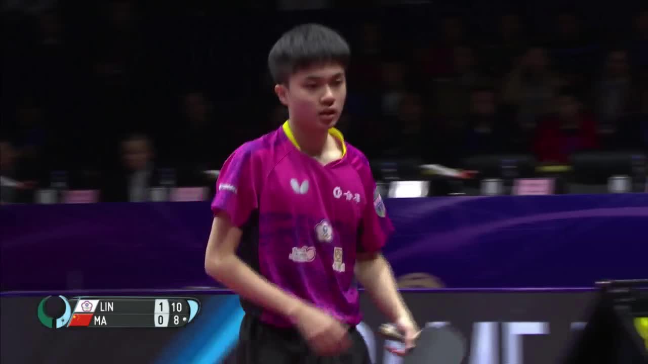 马龙 vs 林昀儒 2019男子世界杯三四名决赛