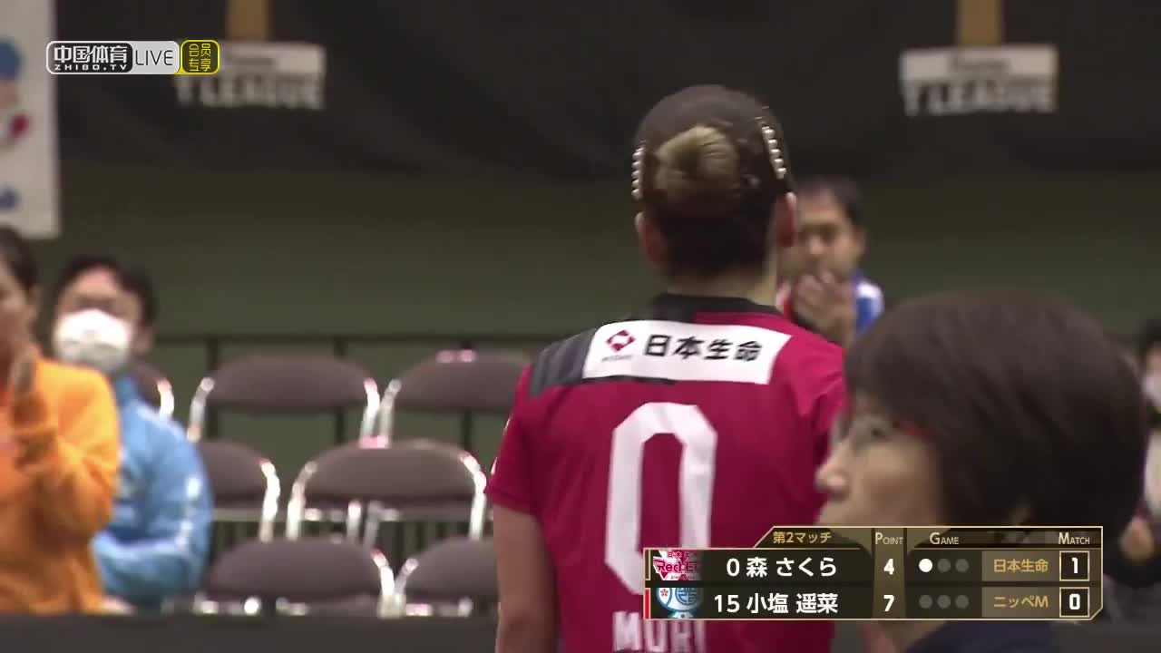 日本生命 vs 日本涂料 2019-2020日本乒乓球女子T联赛