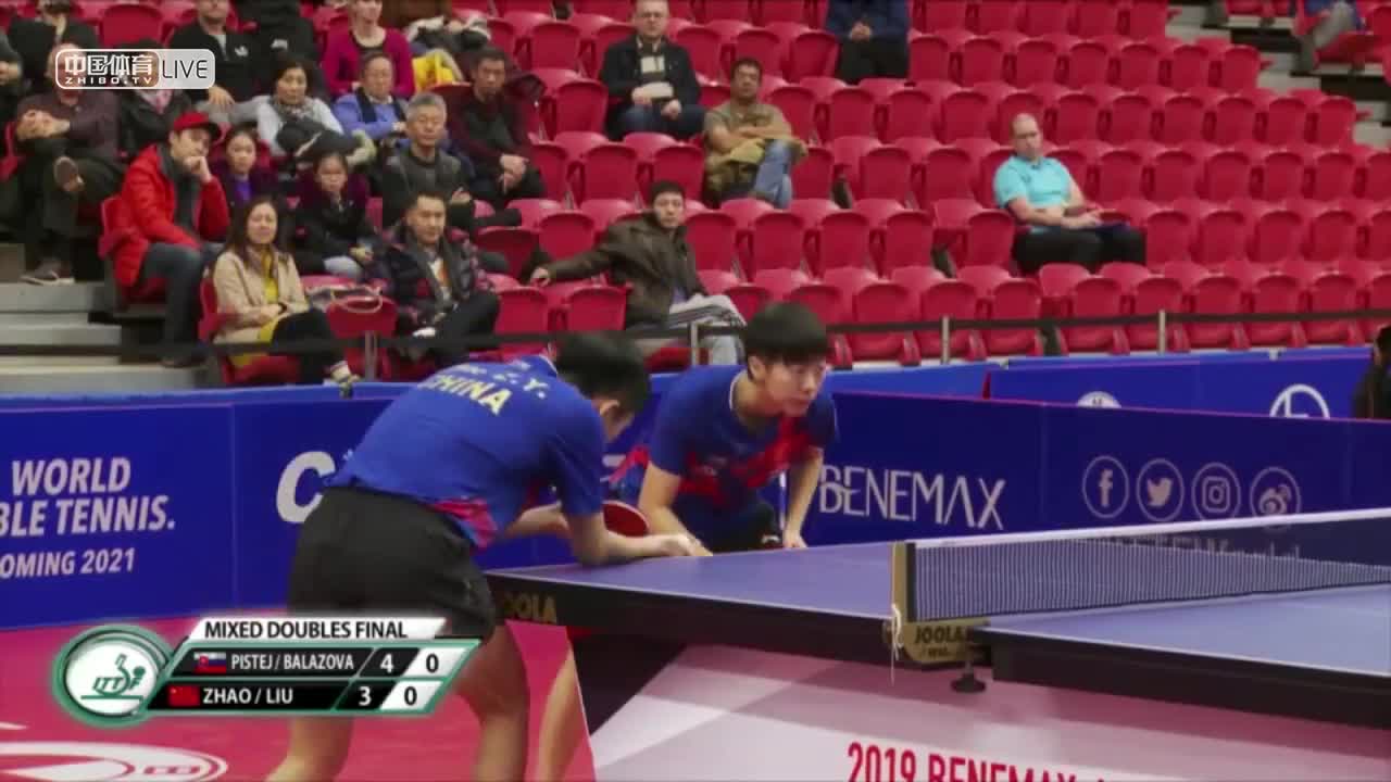 赵钊彦/刘曦VS皮斯特耶/巴拉佐娃 2019北美洲挑战赛+混双决赛