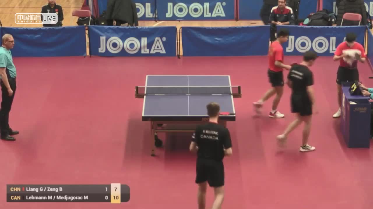 曾蓓勋/梁国栋vs莱曼马修/美杜戈拉马克 2019北美洲挑战赛+ 男双资格赛第二轮