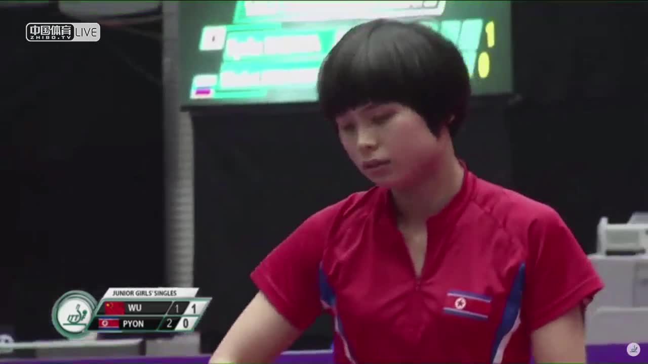 吴洋晨 vs 边宋清 2019年世界青年乒乓球锦标赛女单1/16决赛