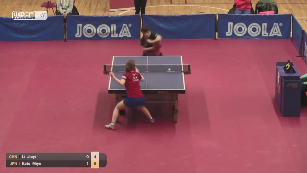 李佳燚 vs 加藤美优 2019北美洲挑战赛 女单1/4决赛