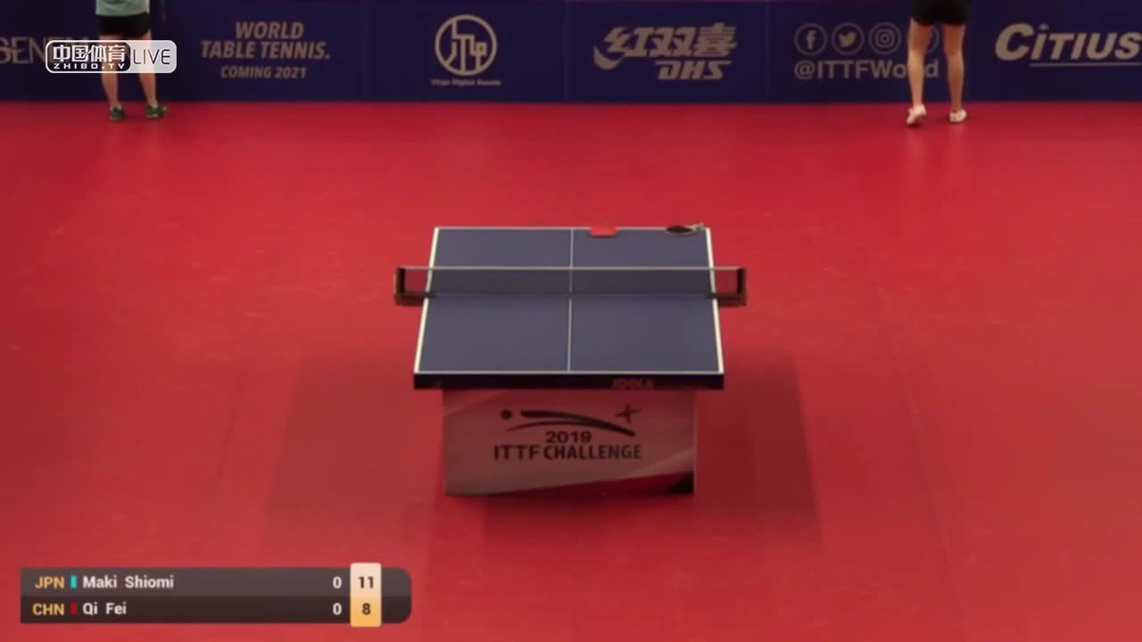 塩见真希 vs 齐菲 U21女单半决赛 2019北美洲挑战赛