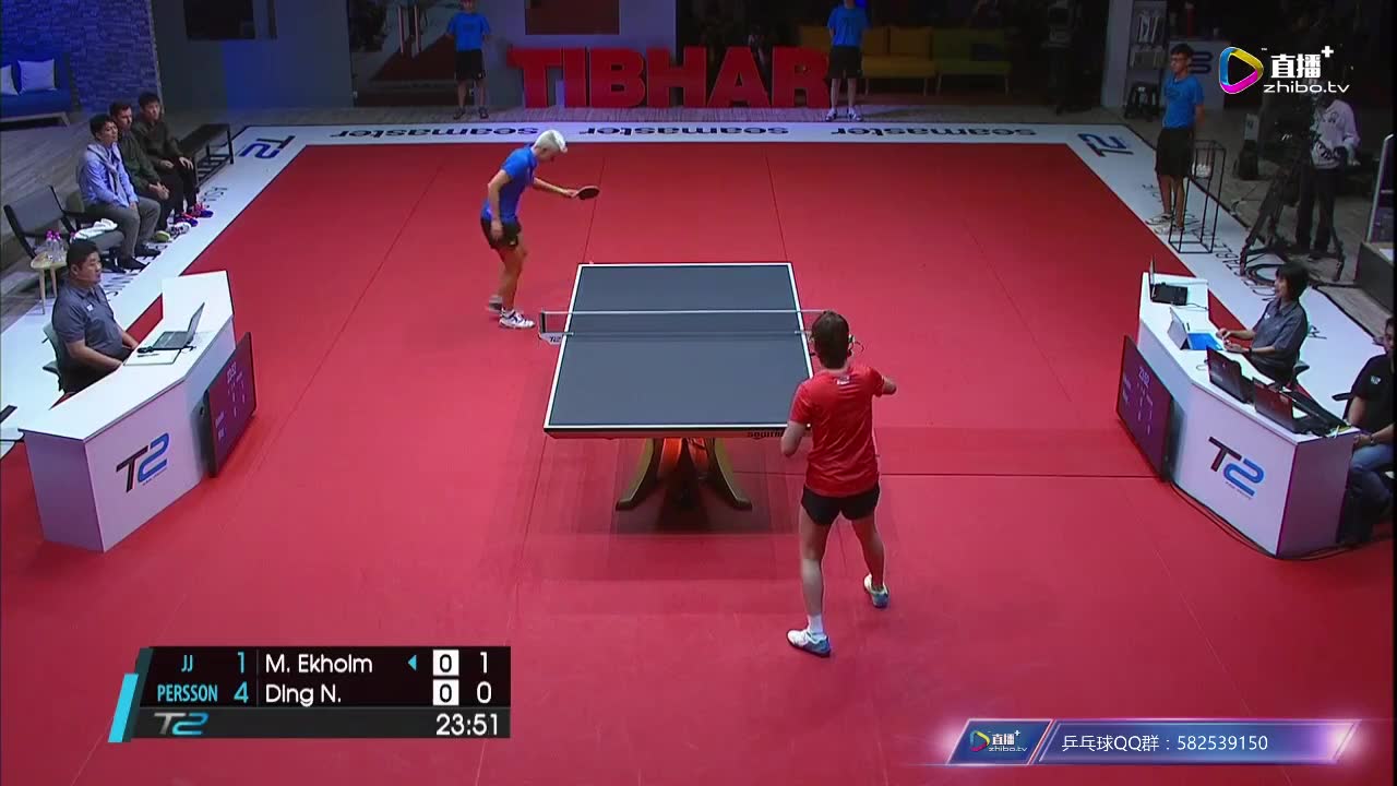 丁宁vs埃克霍尔姆 T2亚太乒乓球联赛