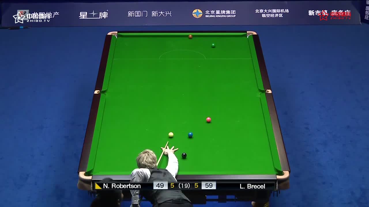 2019中国公开赛|论点背，罗伯逊这颗球今天肯定排的上