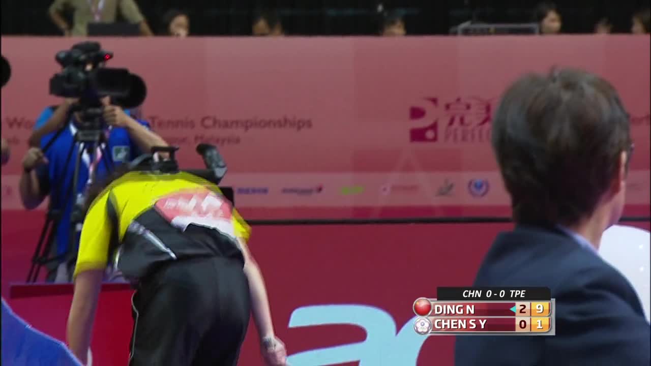 2016马来西亚世乒赛 女团半决赛 中国vs中国台北