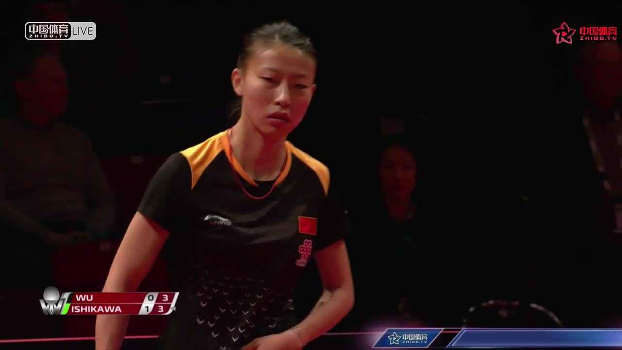 武杨 CHN vs 石川佳纯 JPN 2018德国公开赛 女单1/4决赛