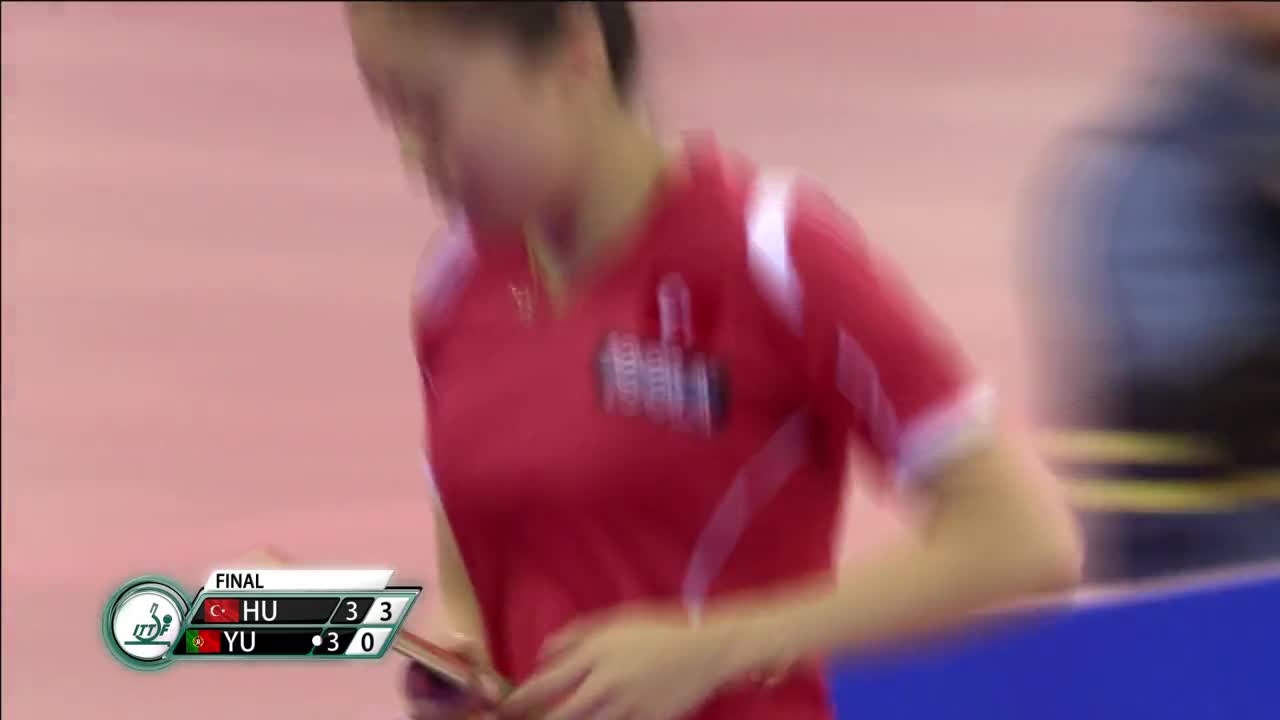 付玉vs侯美玲 20161023 欧锦赛女子单打决赛