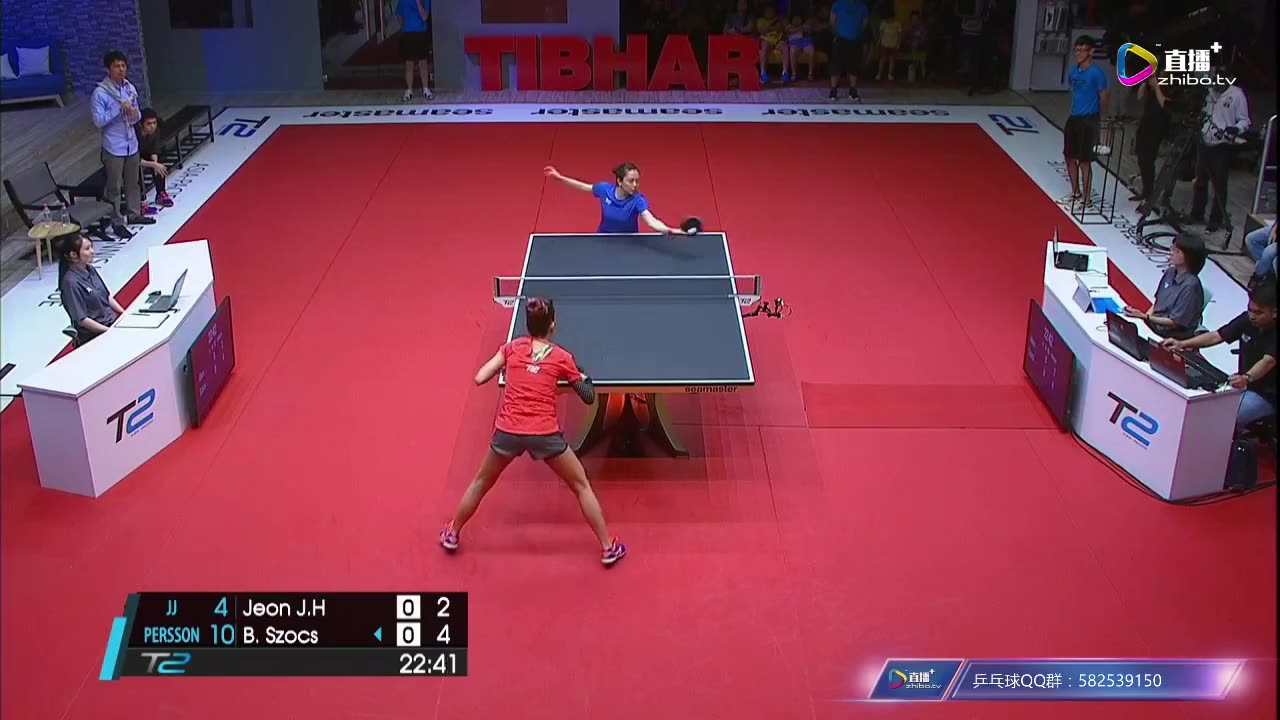 田志希vs斯佐科斯 T2亚太乒乓球联赛