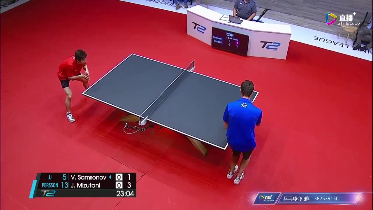 萨姆索诺夫vs水谷隼 T2亚太乒乓球联赛