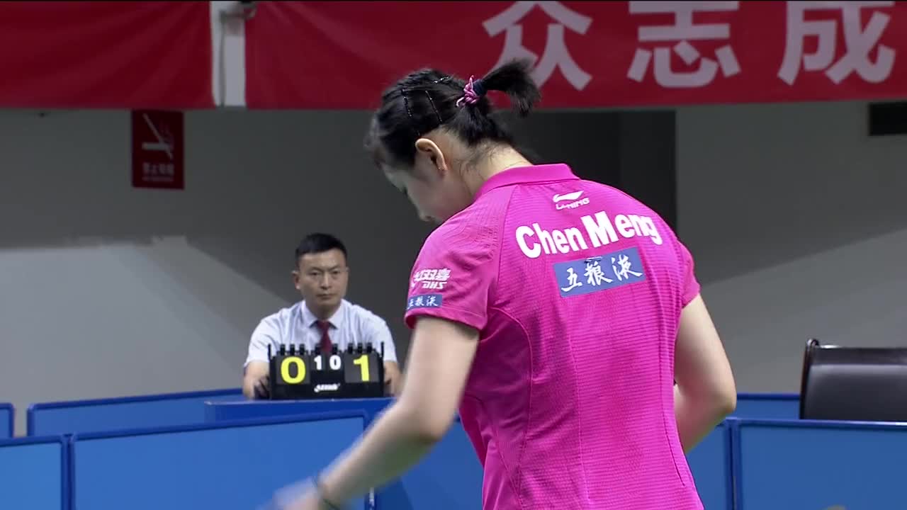 朱雨玲vs陈梦 20160713 中国乒乓球队奥运热身赛