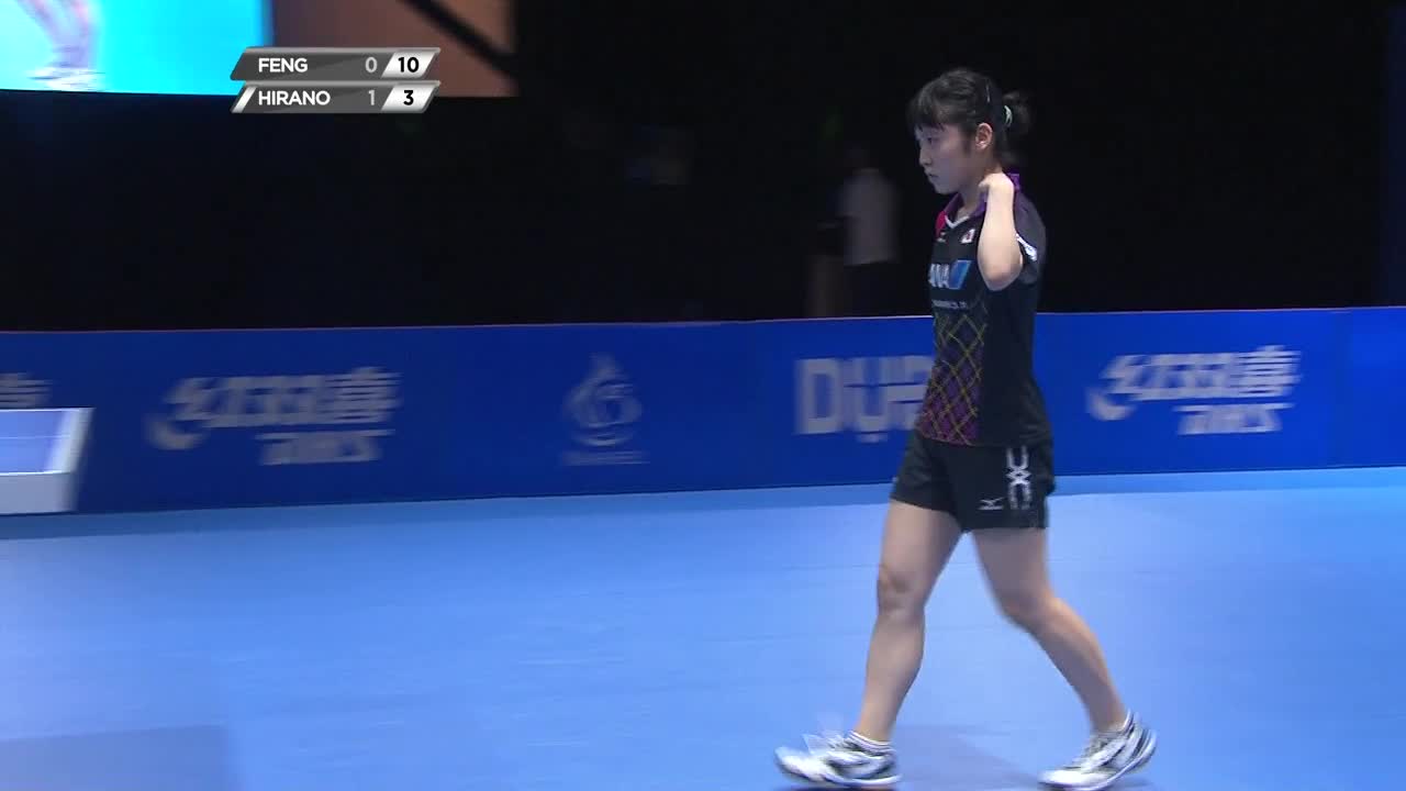 冯天薇vs平野美宇 20160429 国际乒联亚洲杯女单8强