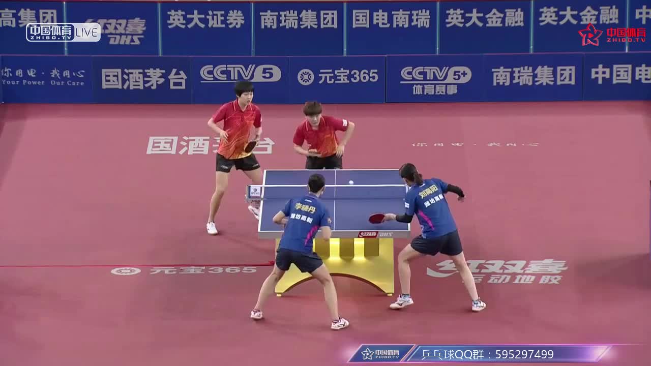 乒超：刘高阳/李晓丹 vs 黄凡真/李若楠