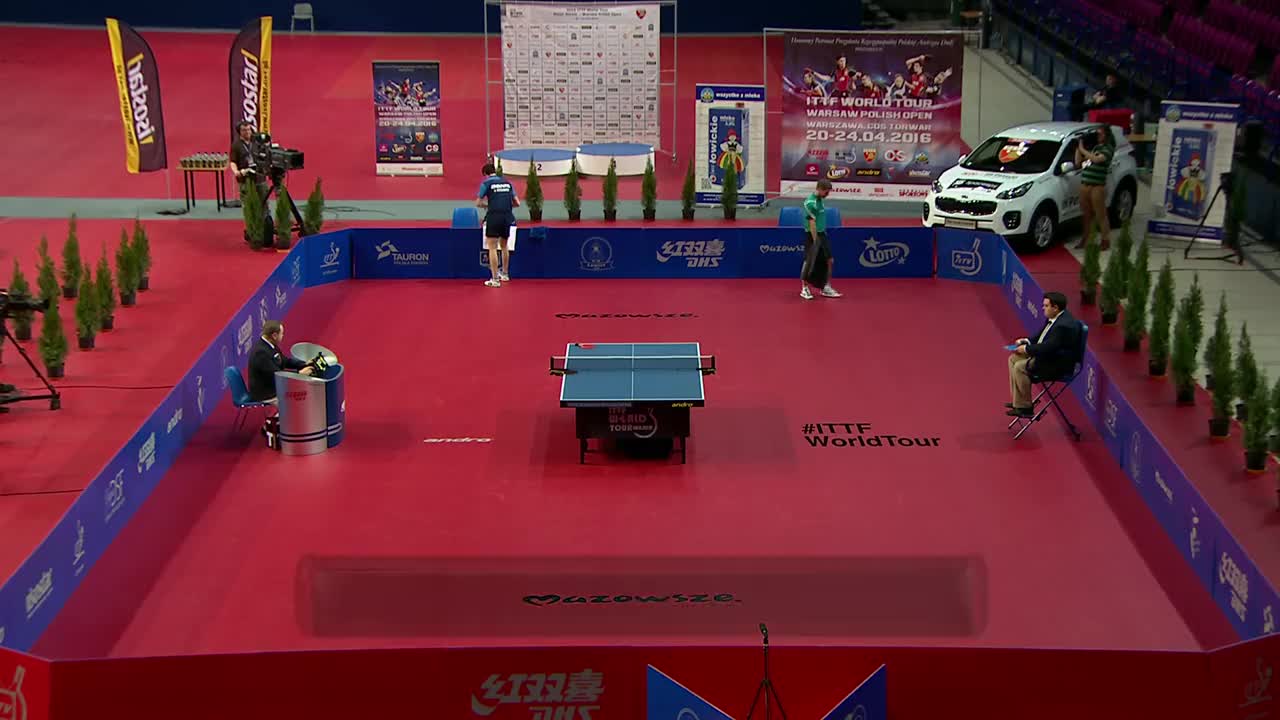 奥恰洛夫vs斯特格 20160424 国际乒联巡回赛波兰站男单半决赛