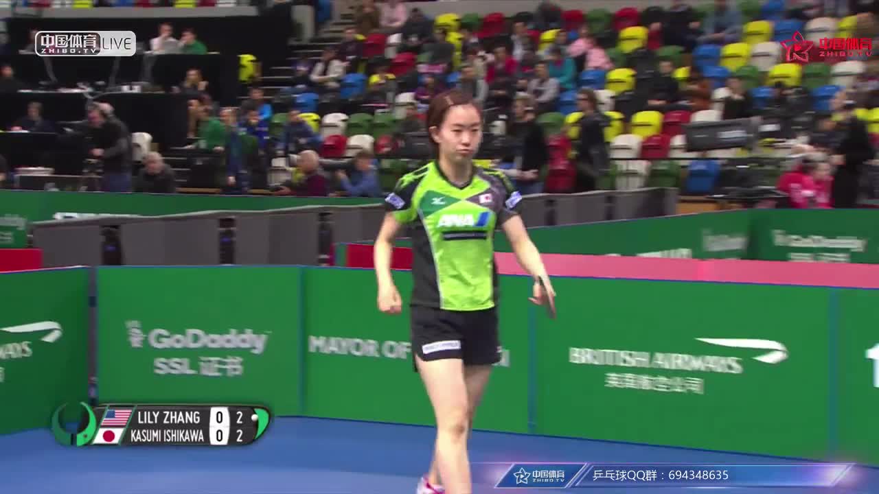 日本 vs 美国 2018乒乓球团体世界杯女团小组赛