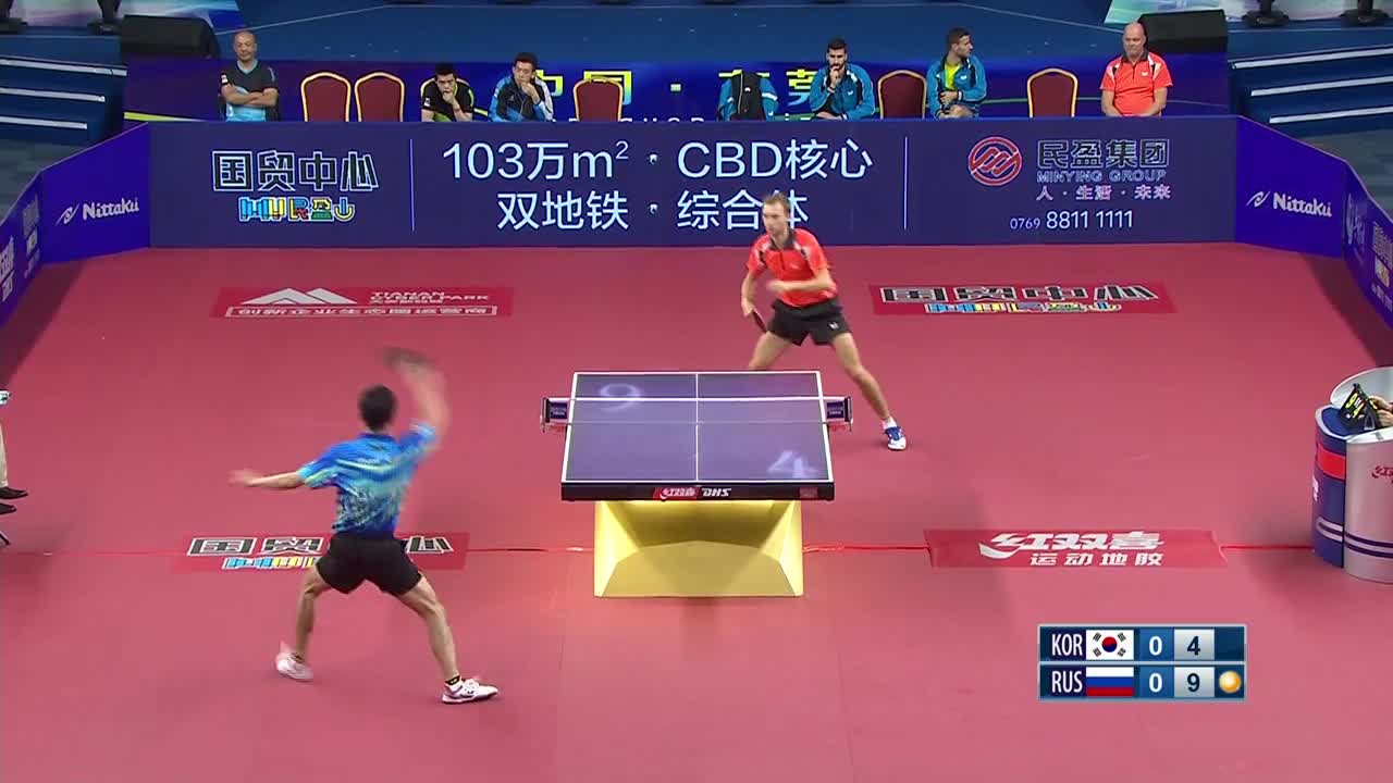 朱世赫VS什巴耶夫 20160911 乒乓球亚欧对抗赛