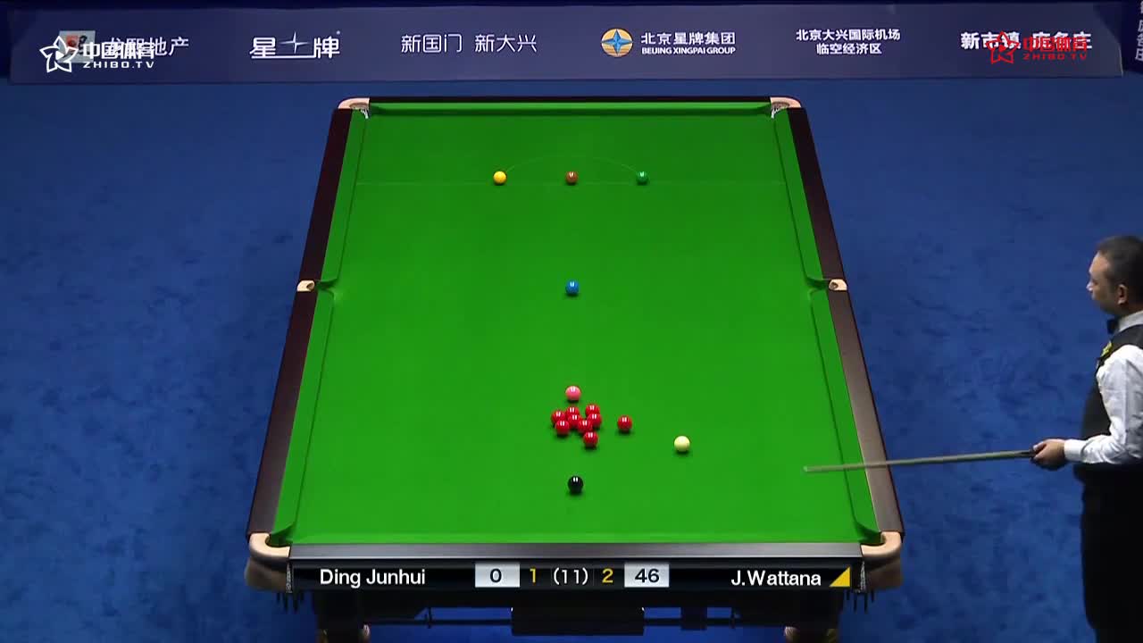 2019中国公开赛|瓦塔纳一杆漂亮的K球，机会大开