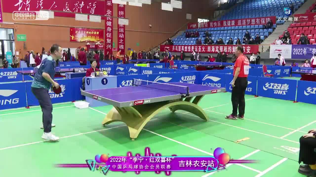 2022“李宁·红双喜杯”中国乒协会员联赛吉林农安站 决赛及颁奖