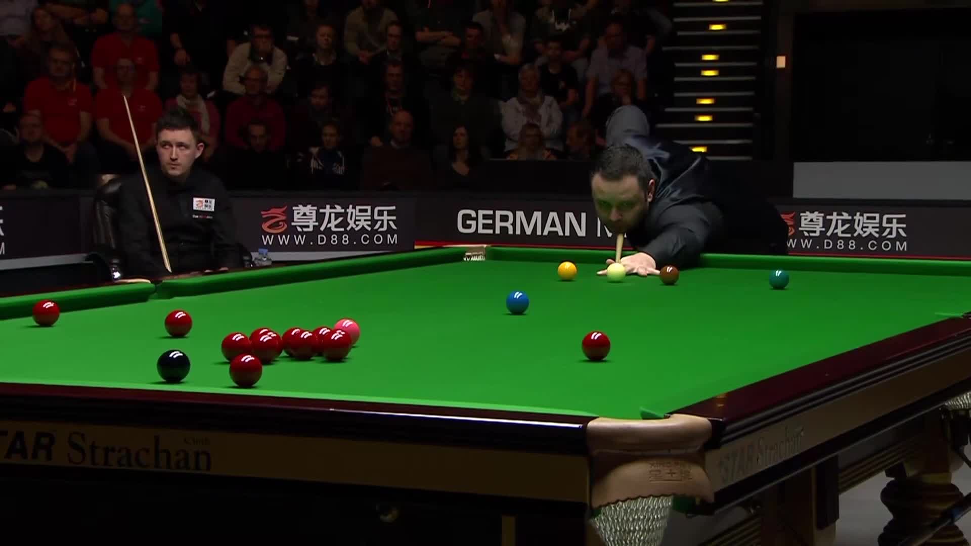 2019德国大师赛|马奎荣-利刃出鞘，长台打进本场比赛第1分