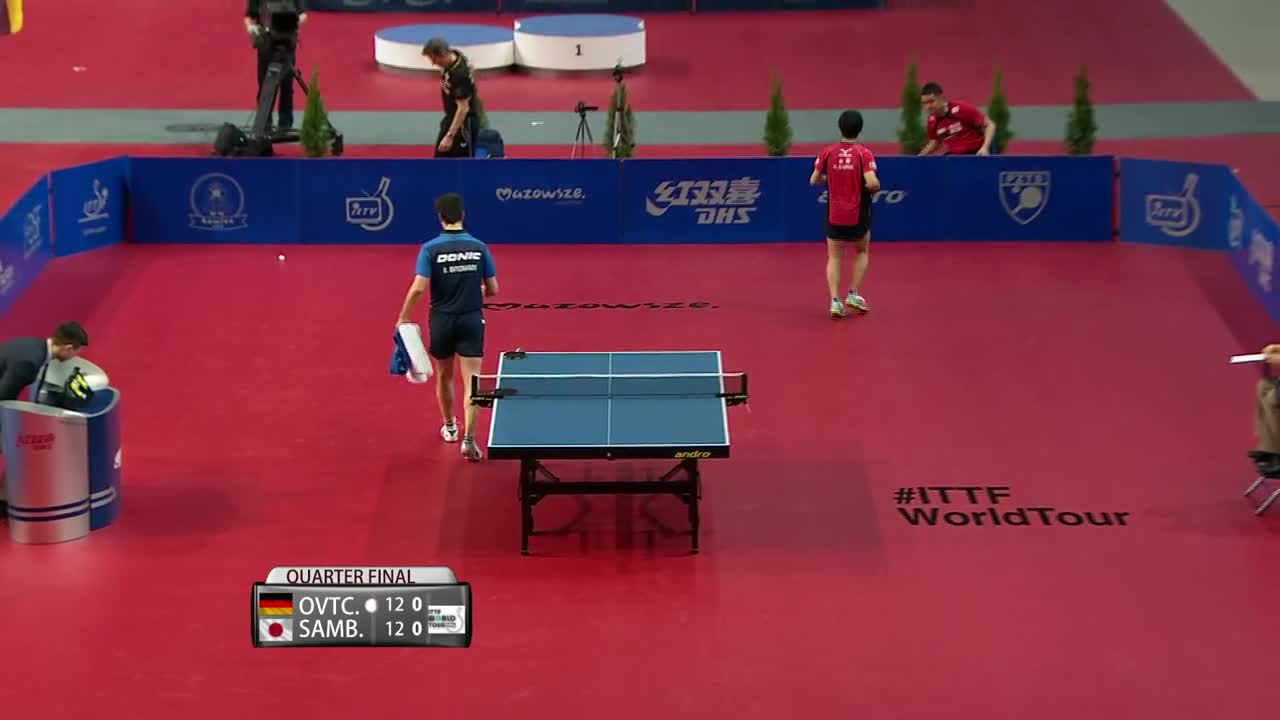 奥恰洛夫vs寇磊 20160423 国际乒联巡回赛波兰站男单8进4