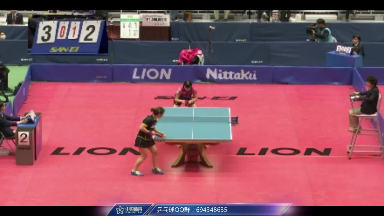 森樱花vs长崎美柚 日本狮王杯12强战