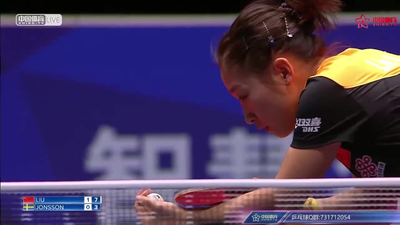 中国vs瑞典 2018世乒赛女团小组赛