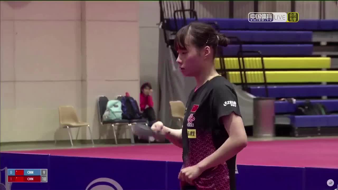 石洵瑶 VS 蒯曼 2019泰国青少年公开赛U18女单决赛