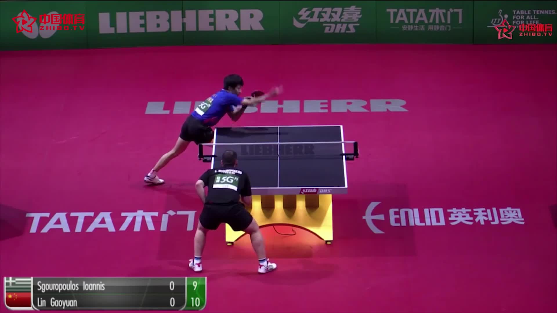 战报 | 林高远 4-1伊欧尼斯 2019世乒赛男单正赛第一轮