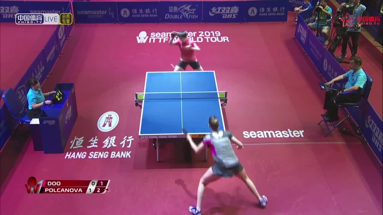 杜凯琹 HKG vs 波尔卡诺娃 AUT  2019香港公开赛女单1/8决赛