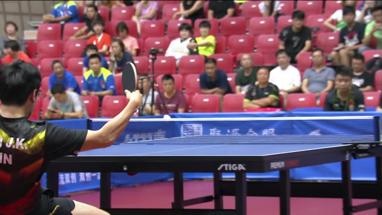 中国乒乓球队备战雅加达亚运会热身赛·团体决赛