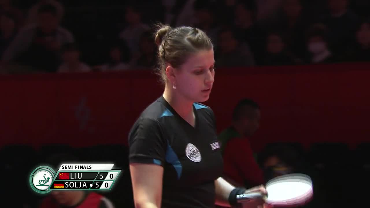 刘诗雯VS索尔佳 20151101 乒乓球女子世界杯半决赛