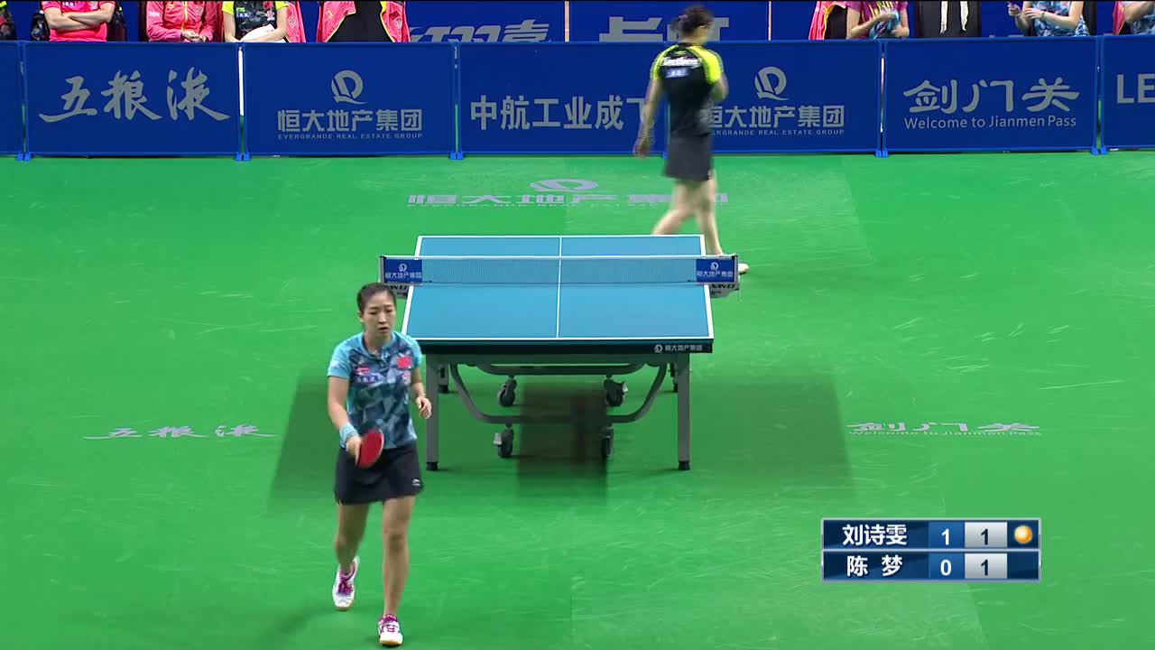 刘诗雯vs陈梦 20160714 中国乒乓球队奥运热身赛女子团体