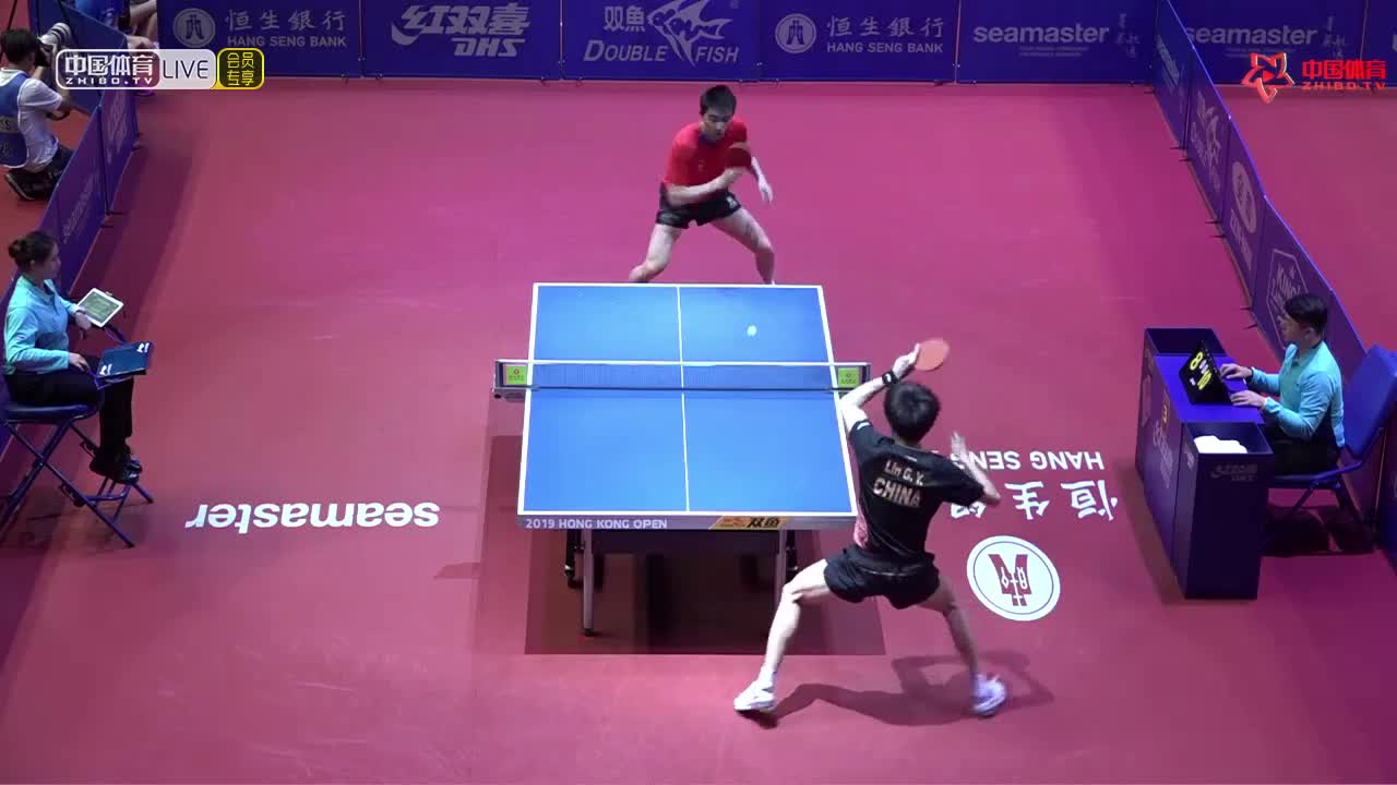 马特 CHN vs 林高远 CHN 2019香港公开赛 男单1/8决赛