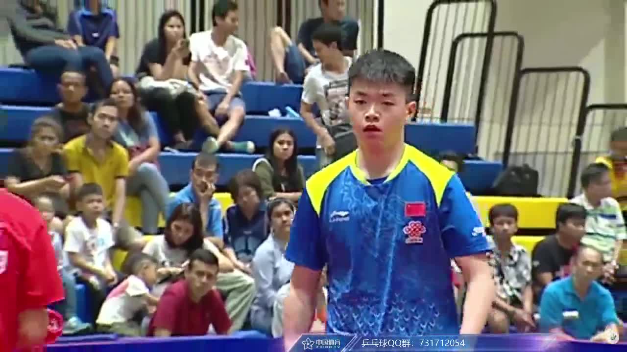 匡励 vs 向鹏 ITTF泰国青少年公开赛男单决赛