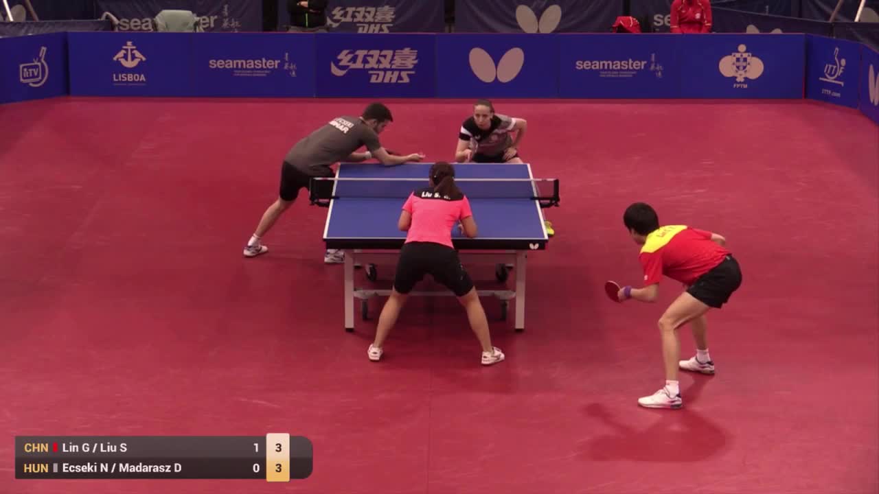 林高远/刘诗雯 CHN vs 艾克塞克依/马达拉斯 HUN 2019葡萄牙挑战赛混双半决赛