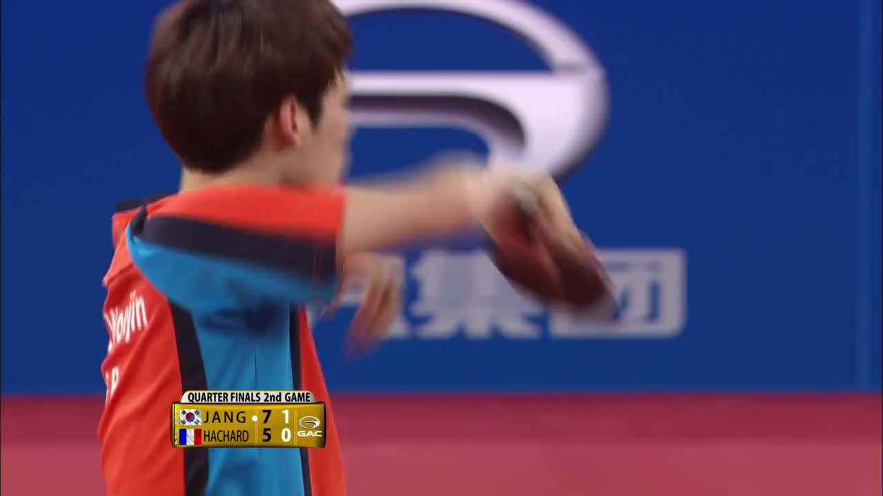哈查德vs JANG 20150704 国际乒联韩国公开赛男单8强