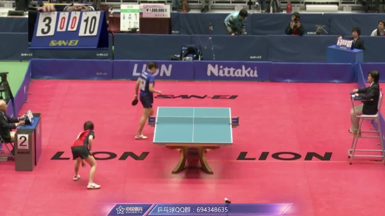 永尾 尭子vs芝田 沙季 日本狮王杯12强战