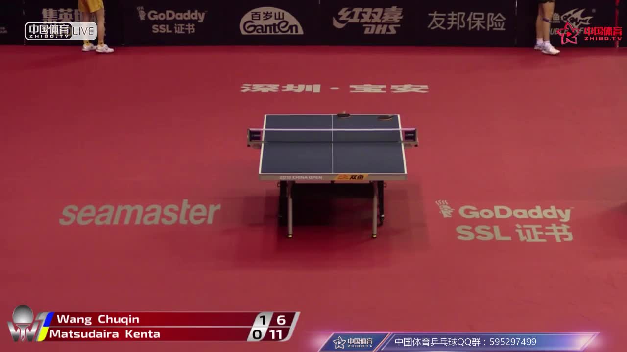 王楚钦 CHN vs 松平健太 JPN 中国公开赛 男单第一轮