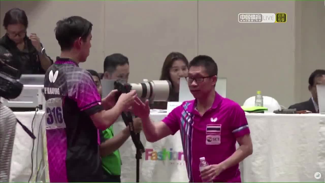 刘夜泊 VS 亚纳蓬 2019泰国青少年公开赛U18男单决赛