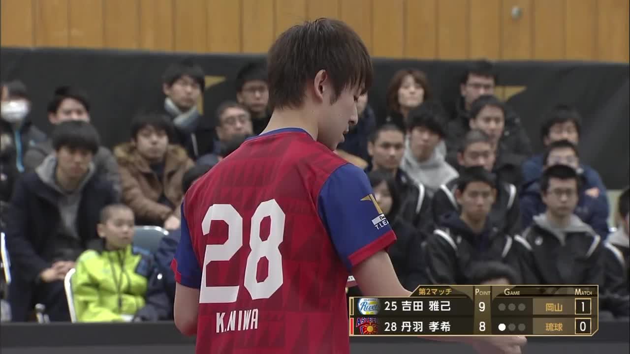 冈山  VS 琉球 2018-2019日本T联赛：男子