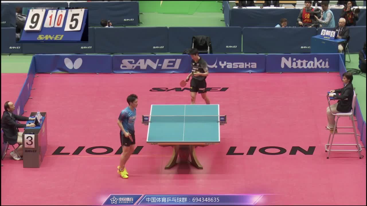 水谷隼vs大岛祐哉 日本狮王杯12强战