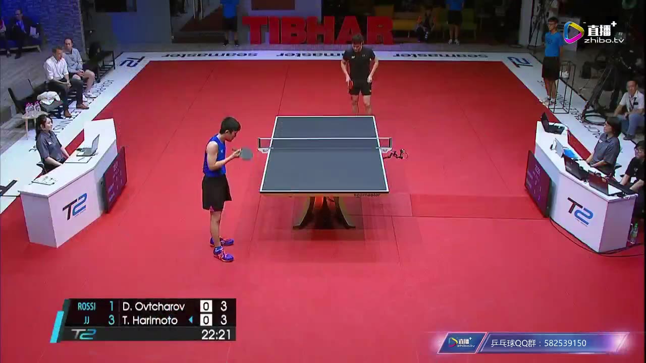 奥恰洛夫vs张本智和 T2亚太联赛