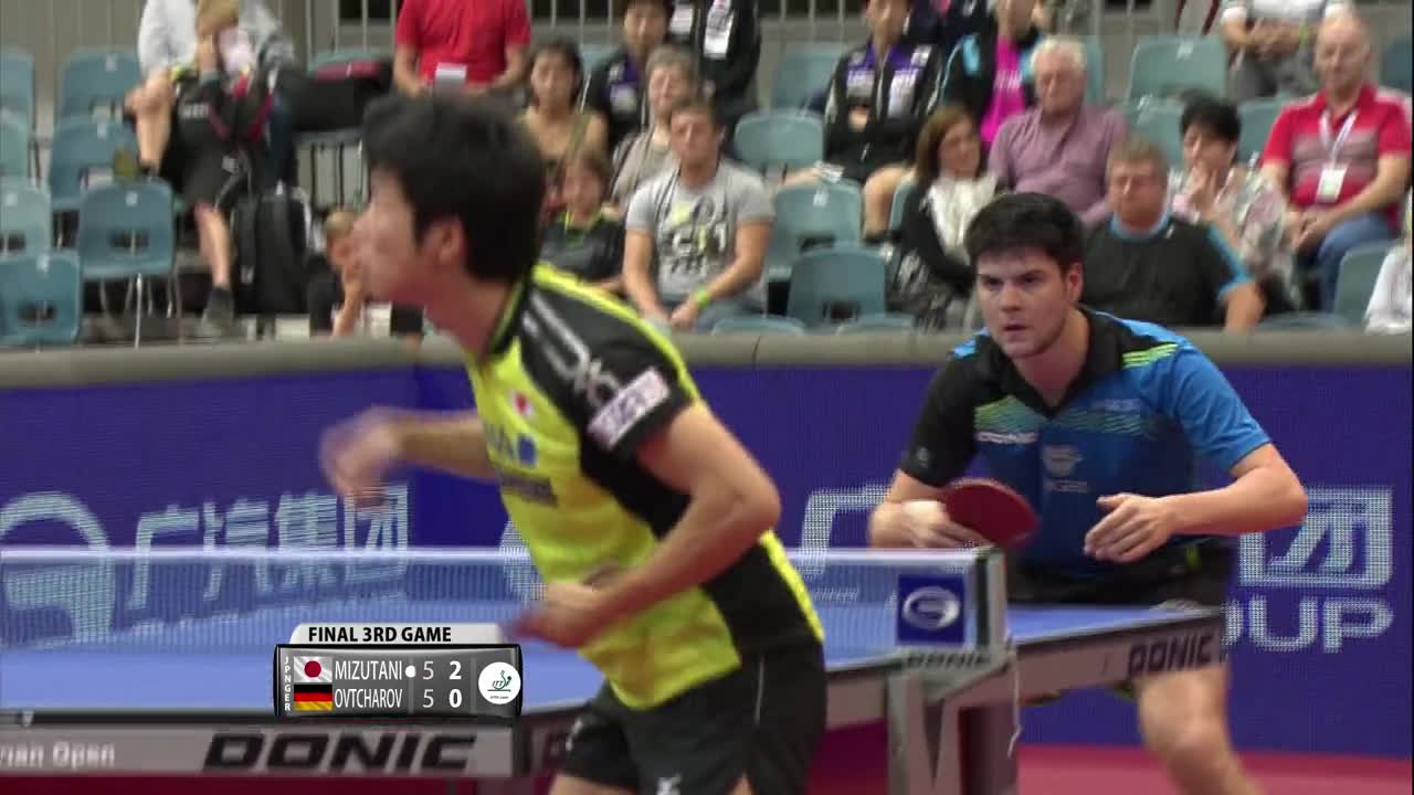 奥恰洛夫vs水谷隼 20150906 乒乓秋奥地利公开赛 男单决赛包括颁奖