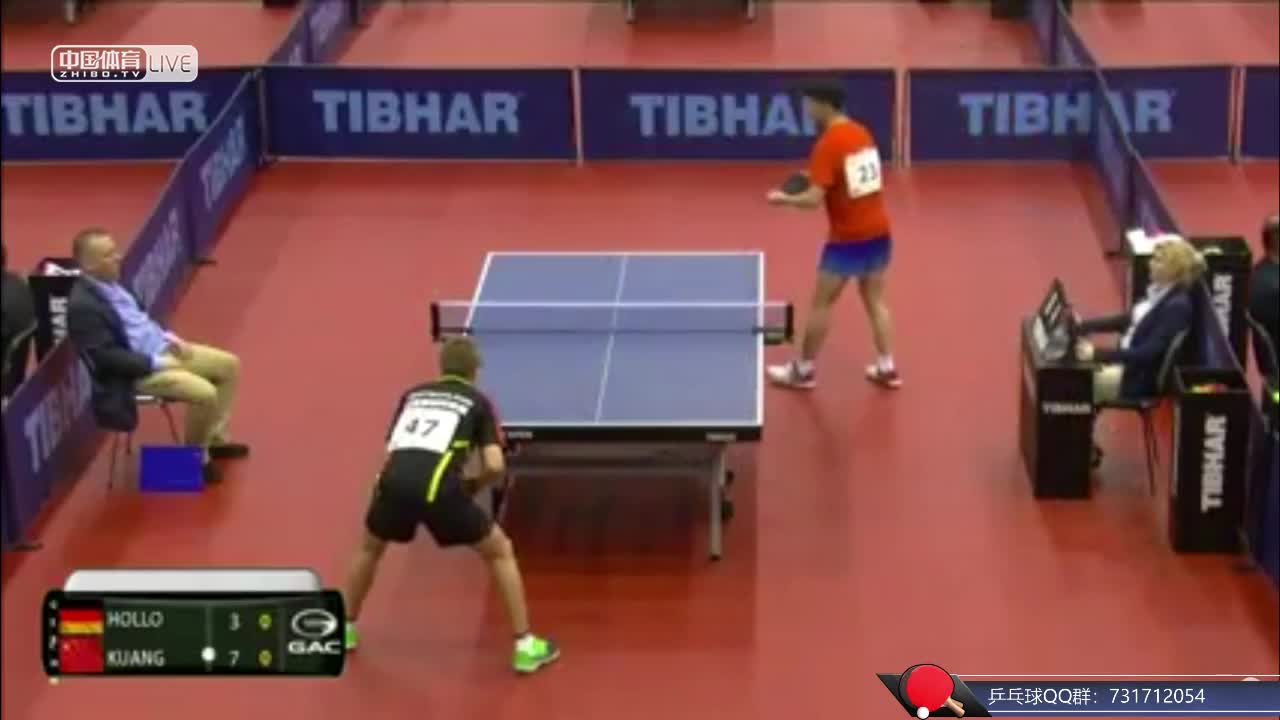 匡励 CHN vs 霍洛 GER 波兰青少年公开赛